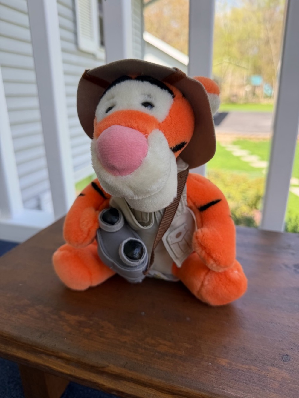 Disney Safari Tigger Plush Stuffed Animal in Jungle Gear